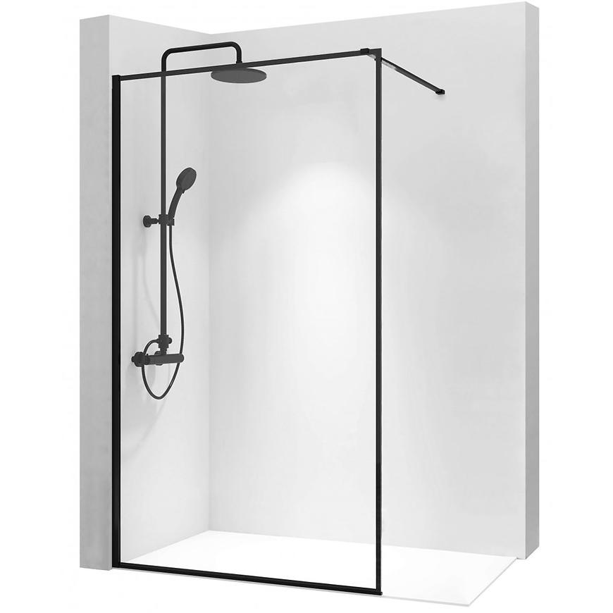 Sprchová zástěna Walk-in Bler Rea K7636 70x195 black Baumax
