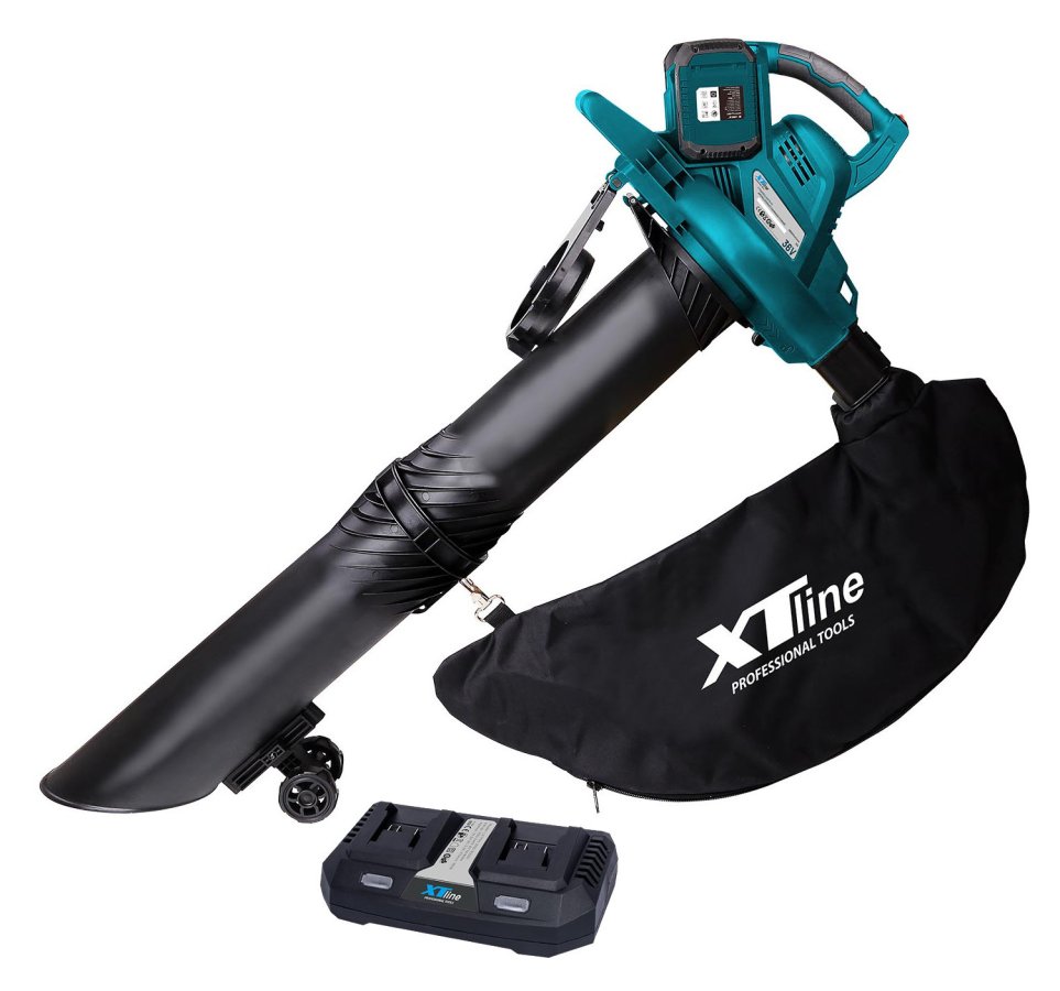 XTline XT102935-2B4B aku vysavač a fukar na listí 36V LiIon 2x18V 4Ah