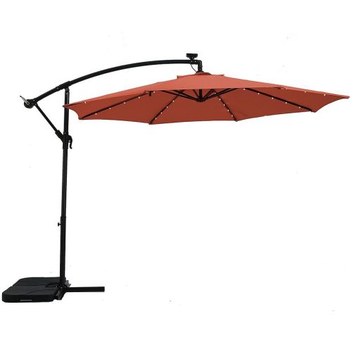 Zahradní slunečník s LED osvětlením 300 cm Baumax