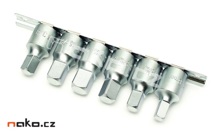 BGS Sada hlavic na olejové výpustě 8-14mm 101016