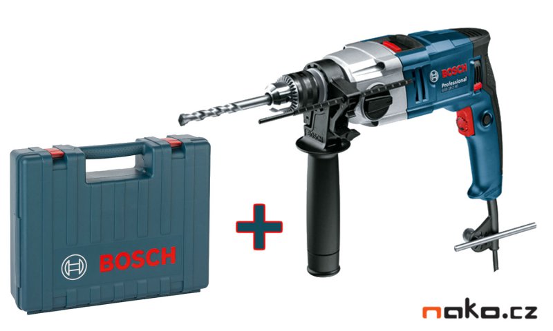 BOSCH GSB 18-2 RE příklepová vrtačka 800W v kufru 06011A2190