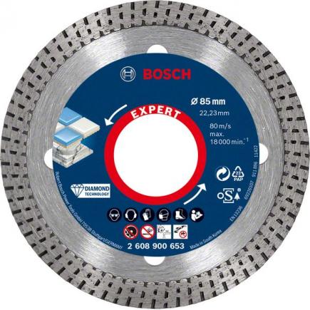 BOSCH diamantový dělicí kotouč EXPERT HardCeramic 85x22mm 2608900653