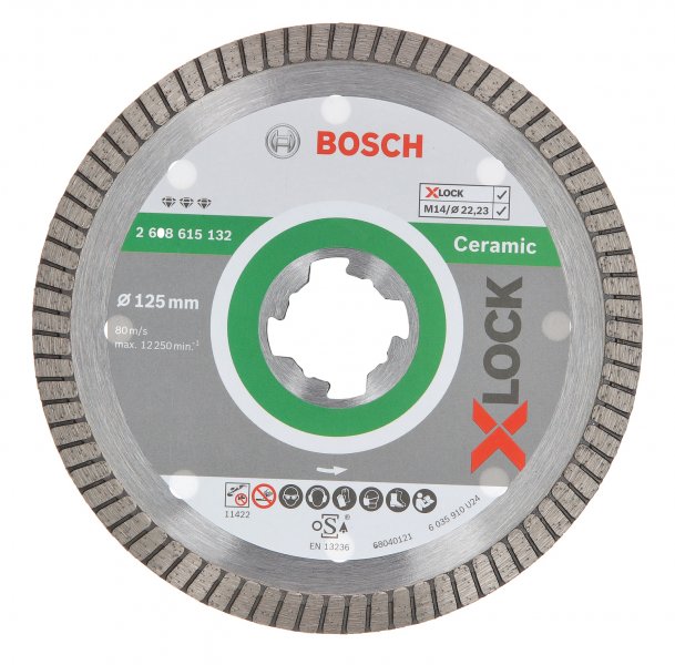 BOSCH diamantový řezný kotouč na keramiku 125x22