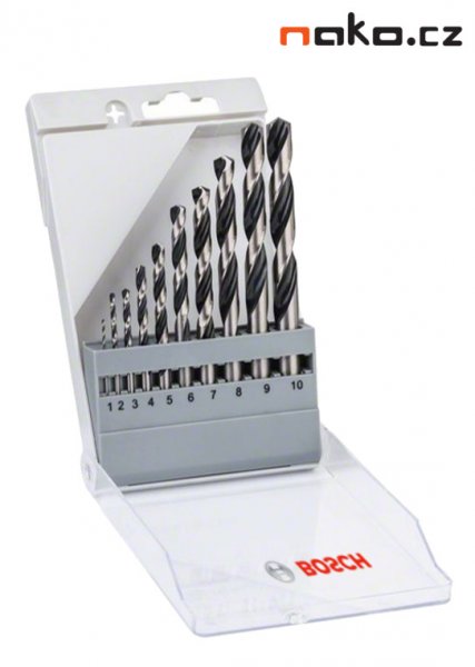 BOSCH sada vrtáků do kovu Twist Speed HSS PointTeQ 1-10mm 2608577348