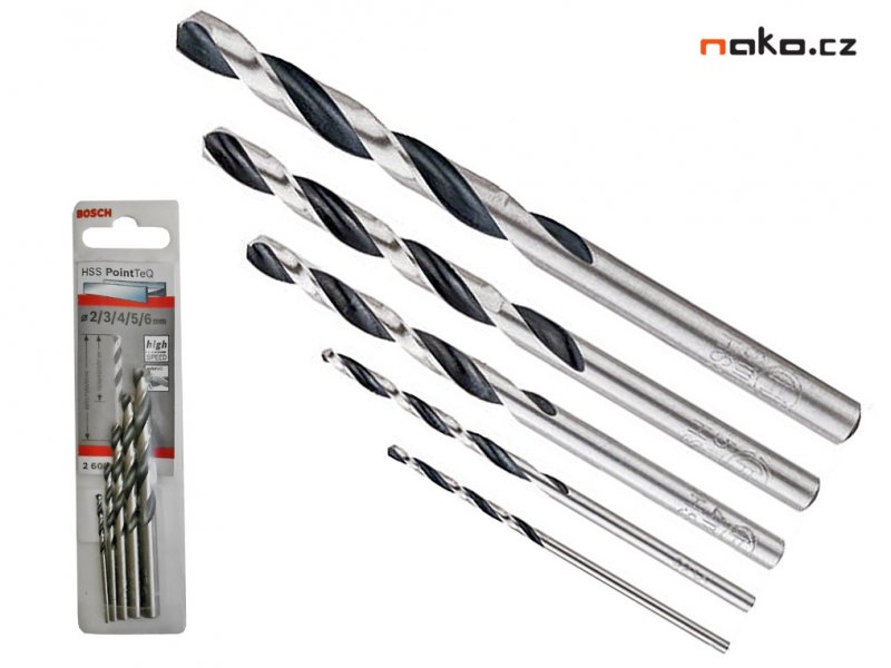BOSCH sada vrtáků do kovu Twist Speed HSS PointTeQ 2