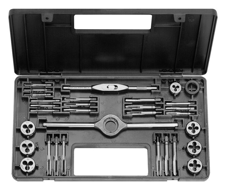 BUČOVICE TOOLS NAREX Bučovice kazeta M0-II NO (M2.5-M7) sadové závitníky + očka 310070