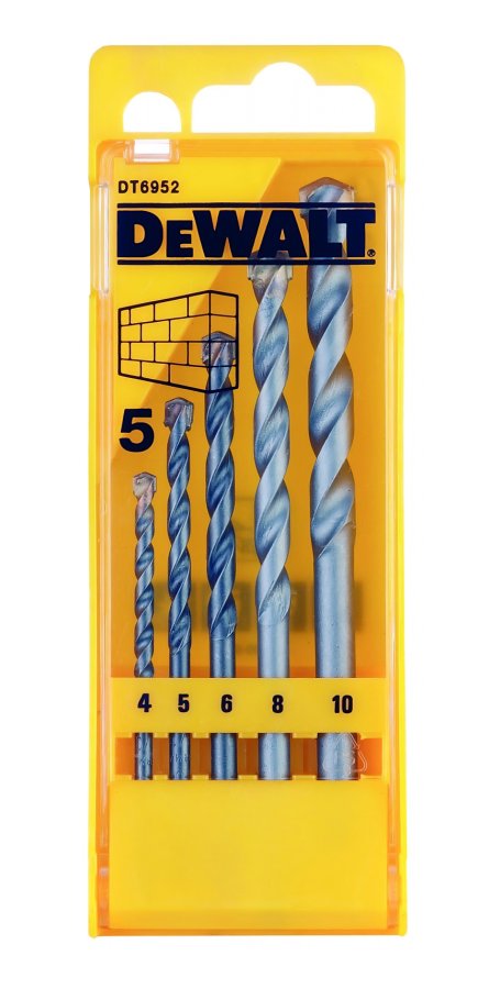 DEWALT DT6952 sada příklepových vrtáků 4
