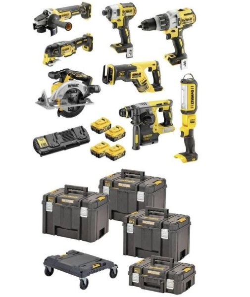 DeWALT DCK853P4T aku kombo sada 18V 4x5
