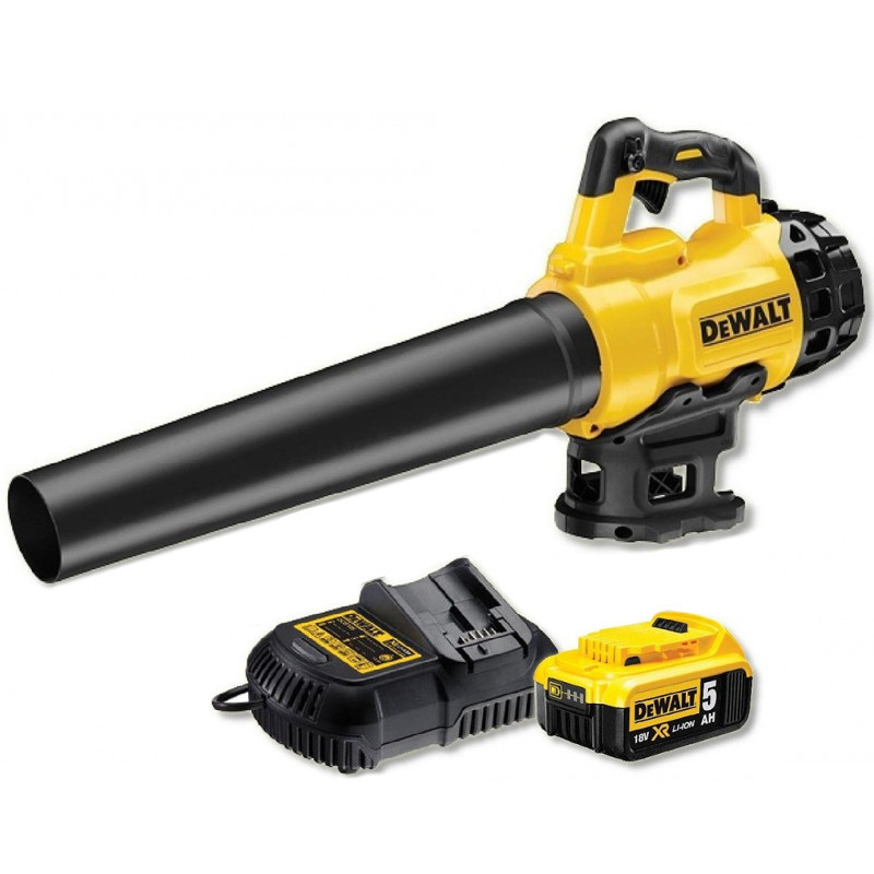 DeWALT DCM562P1 aku zahradní fukar na listí XR LiIon 18V 5Ah