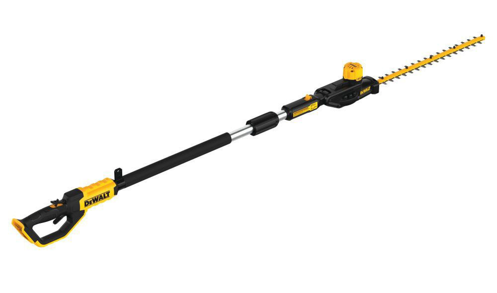 DeWALT DCMPH566N aku nůžky na živé ploty s dlouhou násadou 18V XR LiIon bez aku