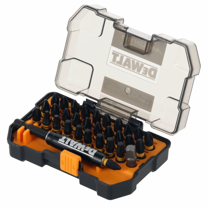 DeWALT DT70900T sada torzních bitů FLEXTORQ 32 dílů s rázovým držákem