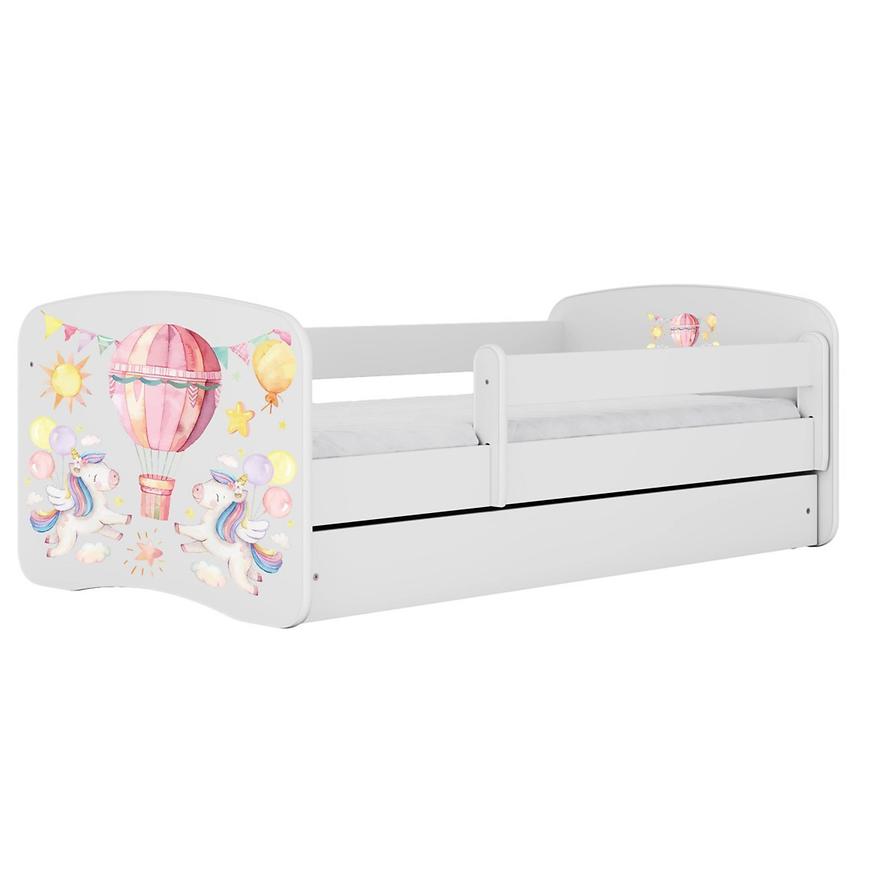 Dětská postel Babydreams+SZ+M bílá 70x140 Balónek Baumax