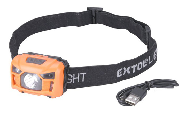 EXTOL LIGHT 43180 čelovka LED 100lm
