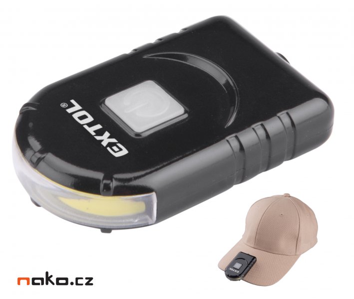 EXTOL LIGHT 43182 LED svítilna na čepici kšiltovku