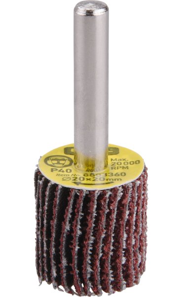 EXTOL PREMIUM 8803363 pr. 20x20x6mm P100 lamelový stopkový kotouč brusný smirkový