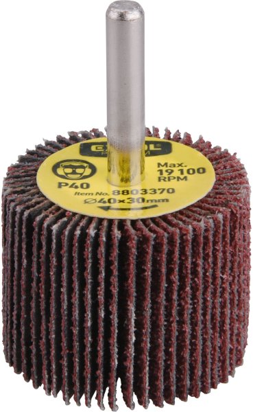 EXTOL PREMIUM 8803370 pr. 40x30x6mm P40 lamelový stopkový kotouč brusný smirkový