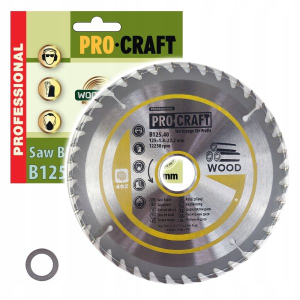 EXTOL PREMIUM PROCRAFT B125.40 pilový kotouč 125x1