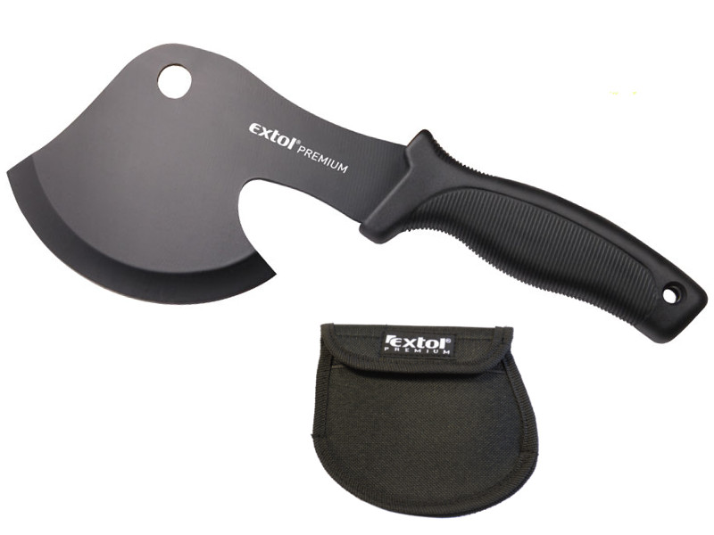 EXTOL PREMIUM trampská sekera 270mm s nylonovým pouzdrem na opasek 8855310