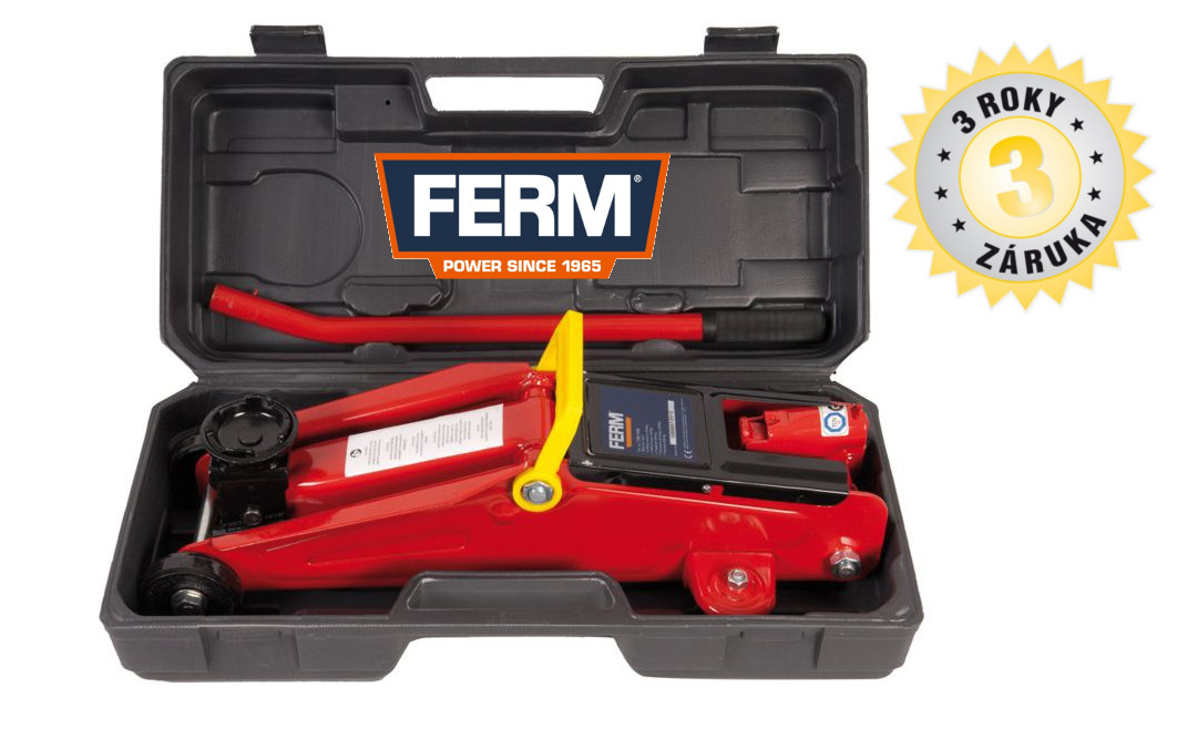 FERM FRJ-2000K hydraulický zvedák pojízdný 2T TJM1008