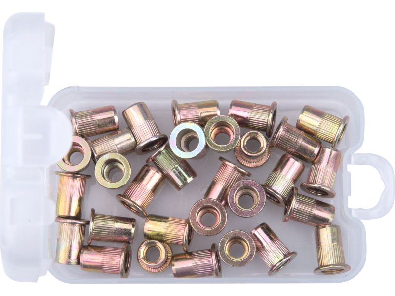FORTUM 4770686 matice nýtovací ocelové M6x14mm 30ks