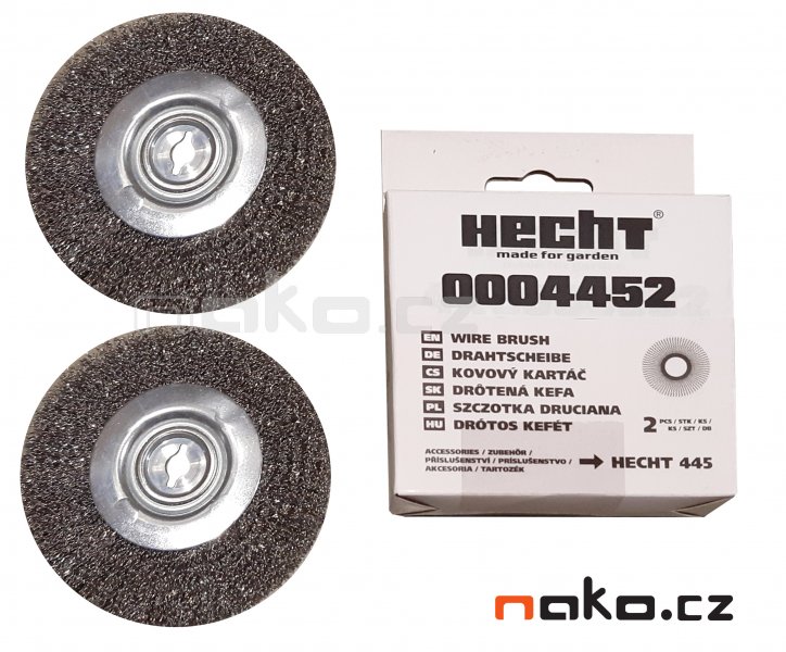HECHT 0004452 drátkový kartáč (2ks) pro HECHT 445