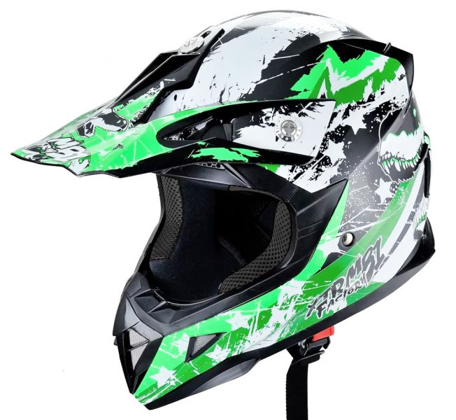 HECHT 54915 S přilba pro čtyřkolky a terénní motocykly - zelená