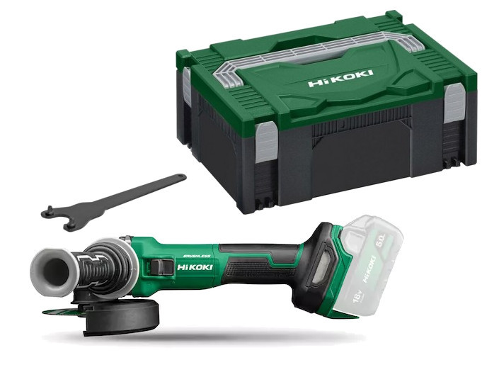HiKOKI G1813DEW2Z aku úhlová bruska bezuhlíková 125mm 18V