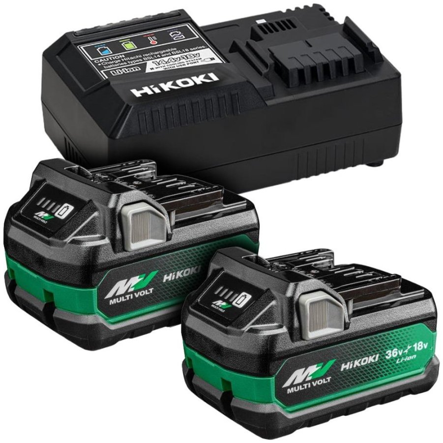 HiKOKI UC18YSL3WHZ startovací set nabíječka + 2x aku BSL36A18X LiIon 36/18V 2