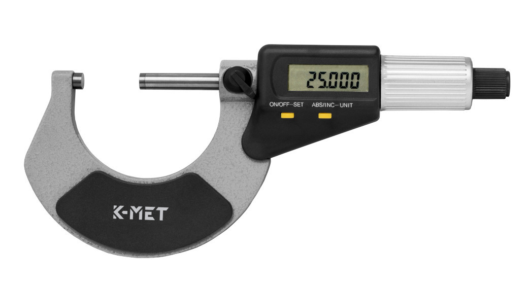 KINEX K-MET mikrometr třmenový digitální 0-25mm