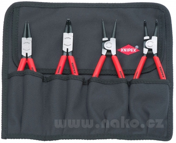 KNIPEX 001956 sada 4ks kleští na pojistné kroužky 19-60mm