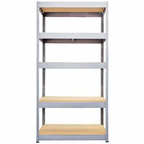 Kovový regál pozinkovaný 194x100x50 cm – 5 polic/300 kg Baumax