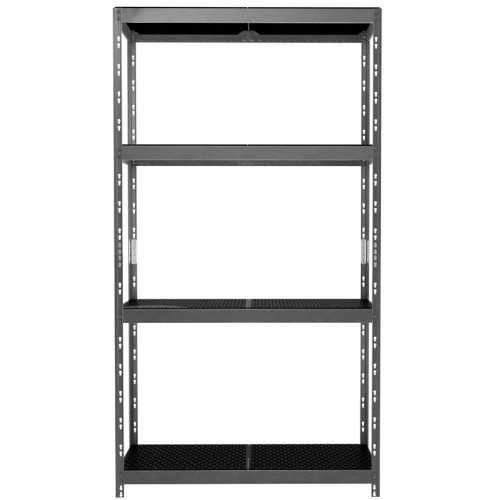 Kovový zásuvný regál Rivet Outdoor 180x100x38 cm – 4 police/80 kg Baumax