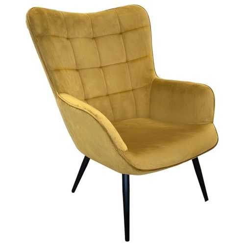Křeslo Jet WX-2931-1T Yellow Velvet 20 Baumax