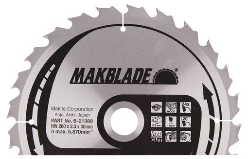 MAKITA B-21989 pilový kotouč 260x2