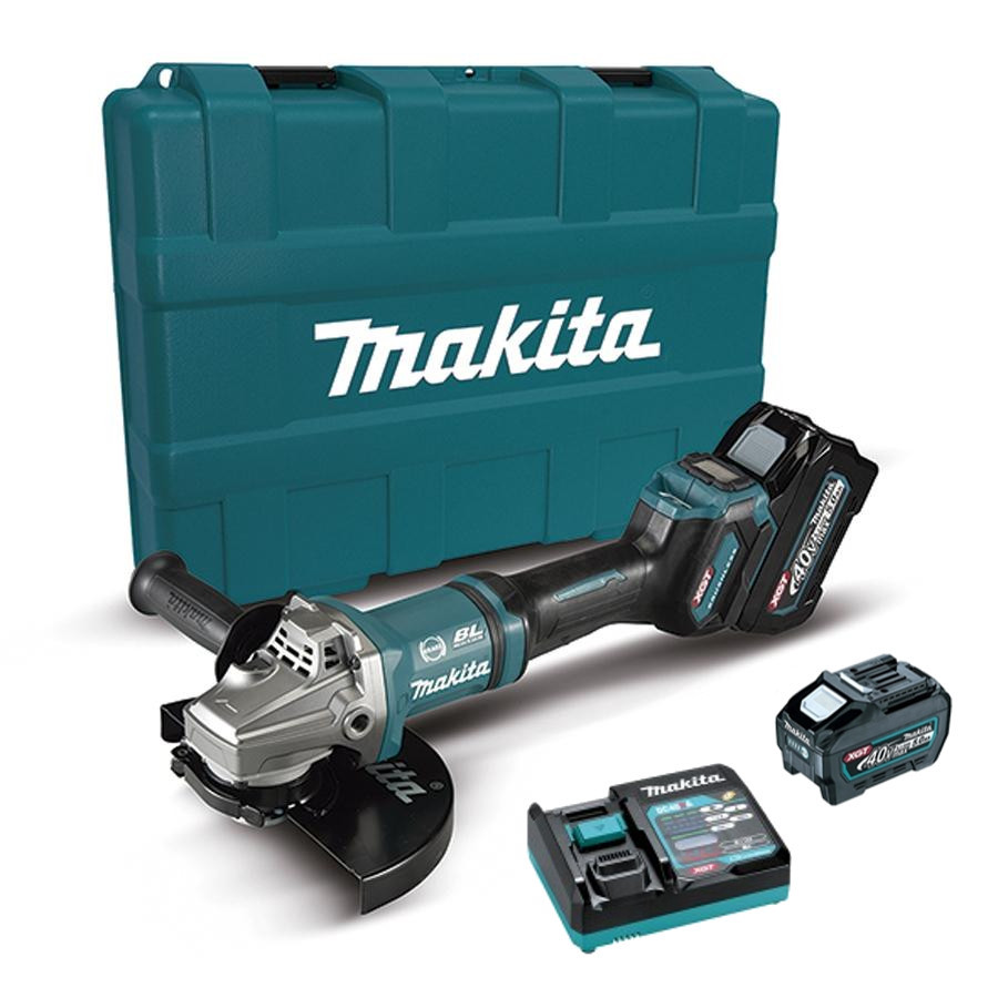 MAKITA GA038GT201 aku úhlová bruska s regulací 230mm Li-ion XGT 40V 2x5