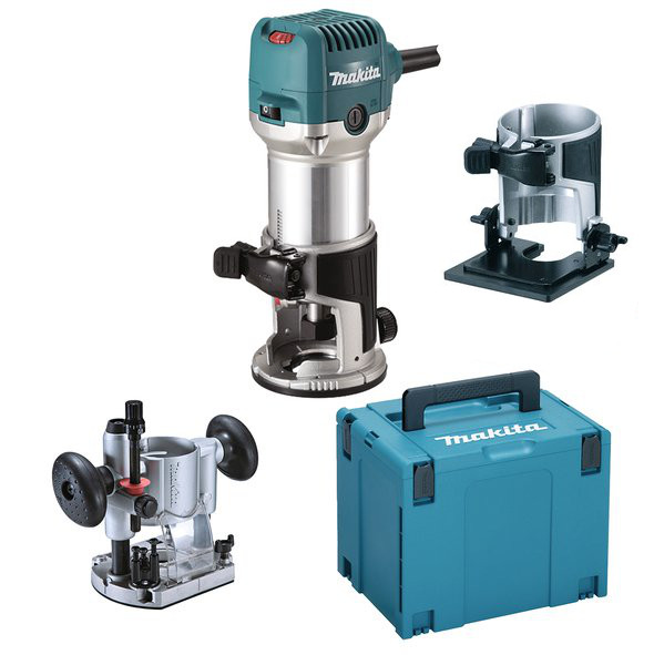 MAKITA RT0702CX2J kombinovaná fréza s příslušenstvím 700W