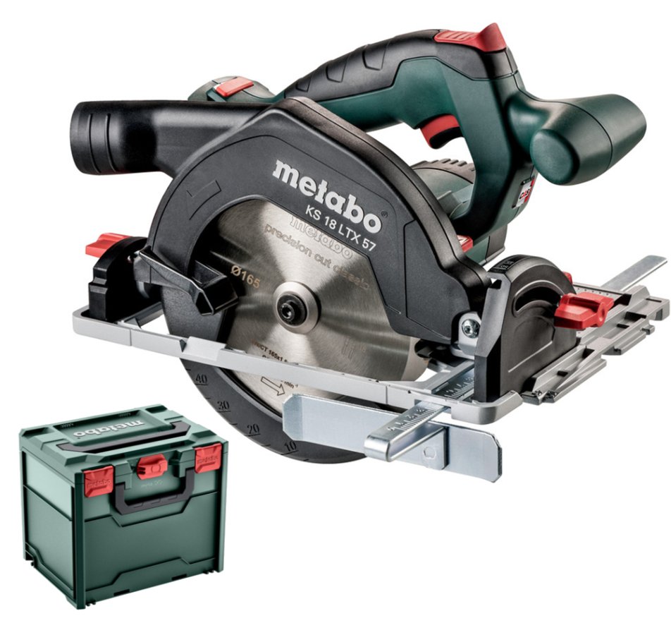 METABO KS 18 LTX 57 aku okružní pila bez baterie v kufru Metaloc 601857840