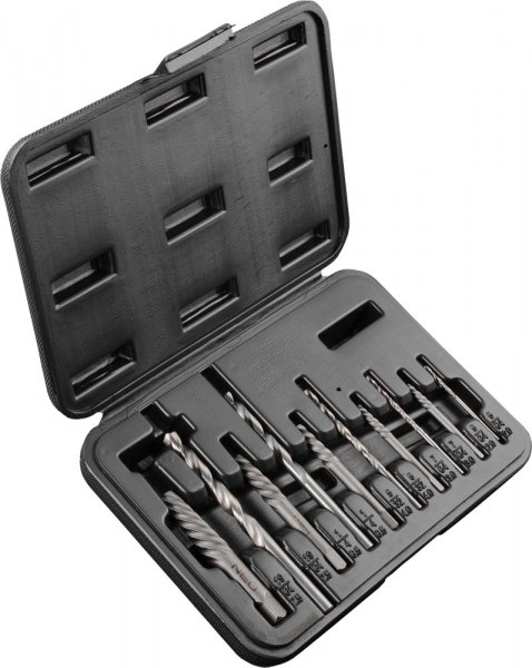 NEO TOOLS 09-609 sada vytahovačů zalomených šroubů s vrtáky