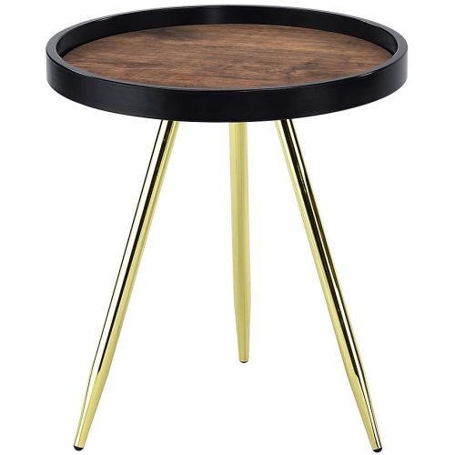 Odkládací stolek GC7549 43x43x48 mosaz/černá/antik Baumax