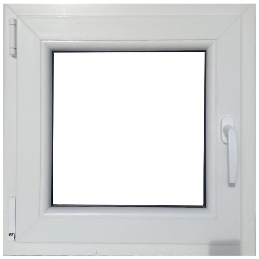 Okno levé 60x60 bílá/antracit Baumax
