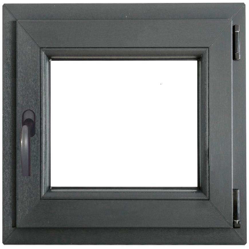 Okno pravé 60x60 antracit Baumax