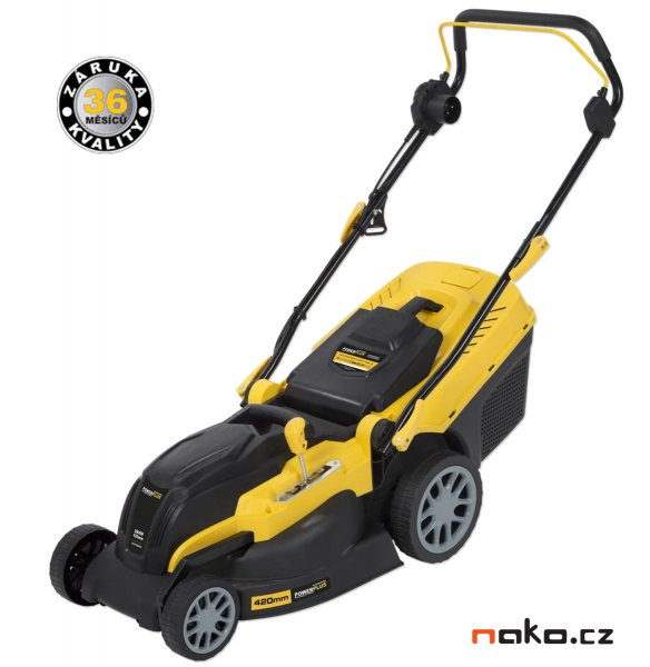 POWERPLUS POWXG6281 elektrická sekačka 42cm 2000W