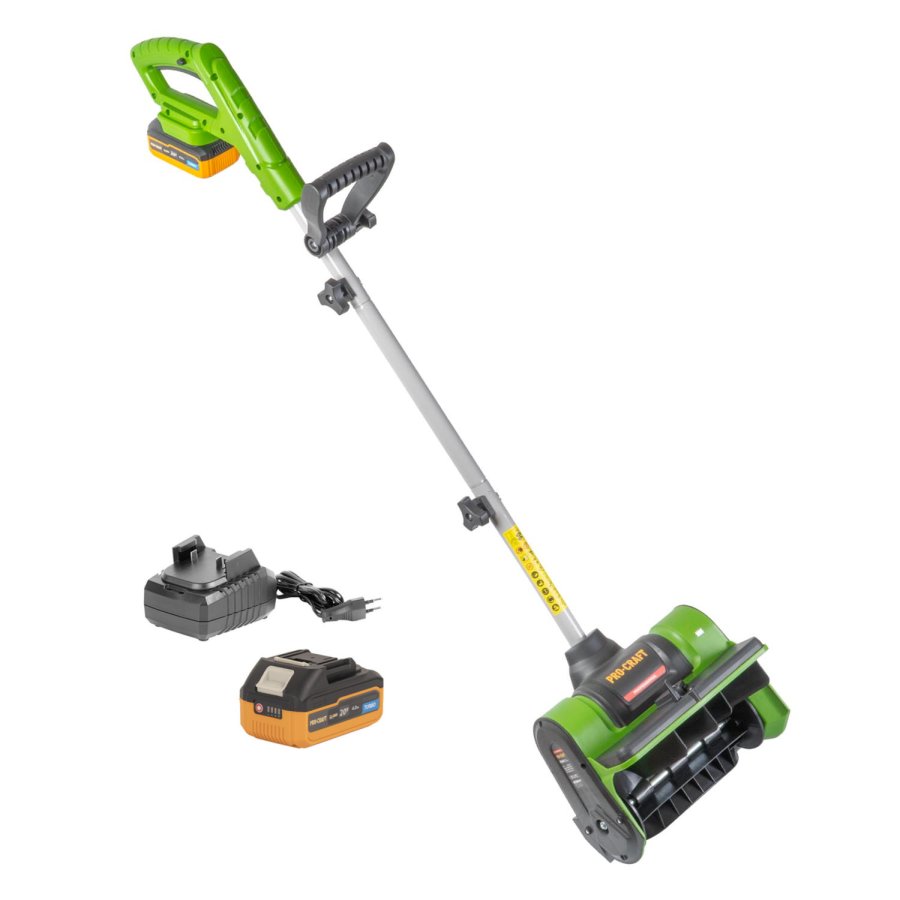 PROCRAFT PSB20 aku sněhová fréza 30cm 20V 4Ah SPSB20/20-4-Turbo/20-1