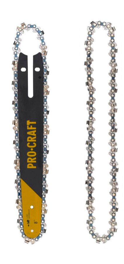 PROCRAFT S8 sada 2x pilový řetěz L.1/4.46 a lišta 200mm pro PKA32Li (46 čl. 1