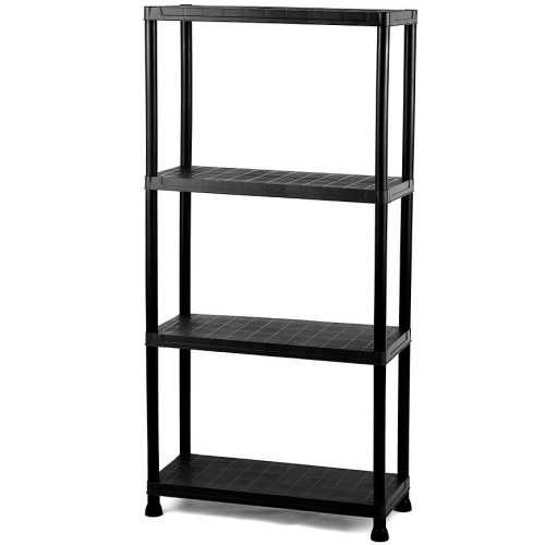 Plastový regál T60 60x30x138 cm černý Baumax