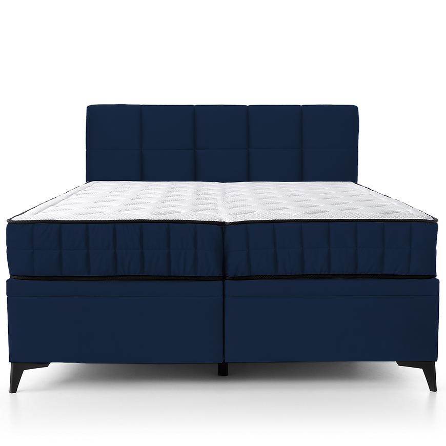Postel Greta 180/200 Amon 07 tmavě modrá + matrace Baumax