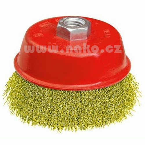 Proteco Kartáč drátěný čelní 100mm vlnitý drát