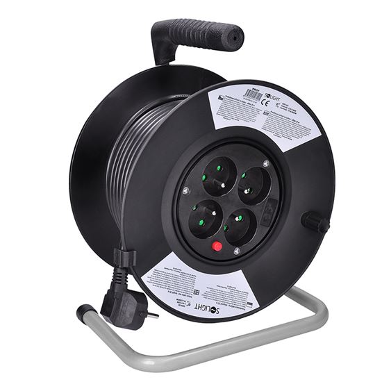 SOLIGHT PB01 prodlužovací kabel na bubnu