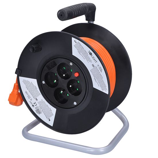 SOLIGHT PB03 prodlužovací kabel na bubnu