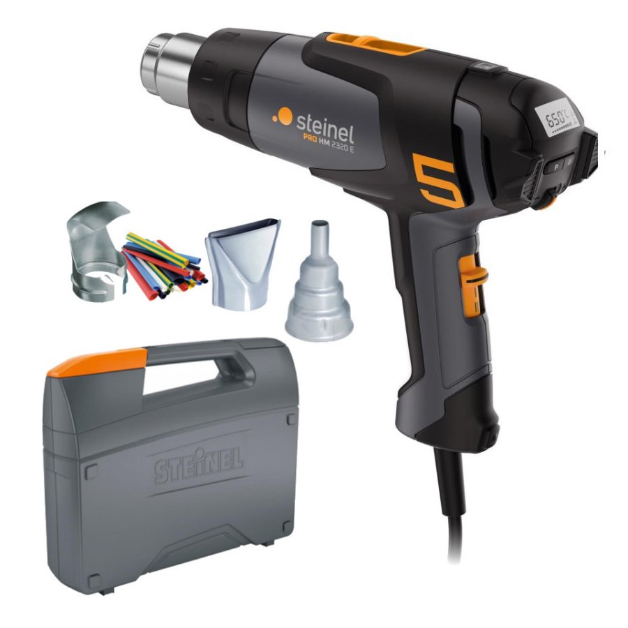STEINEL PRO HM 2320 E KF ECO horkovzdušná pistole v kufru s příslušenstvím 2300W 089672